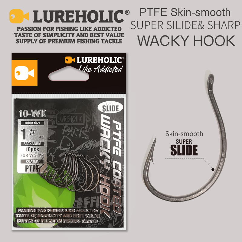 Fishing Hook Circle - LUREHOLIC PTFE Super Slide Wacky Hook