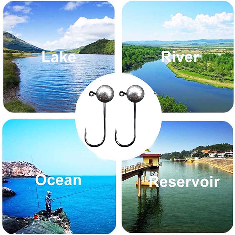 10pcs/lot Jig Head Fishing Hoo - Fishing Hook Barbless recension och pris