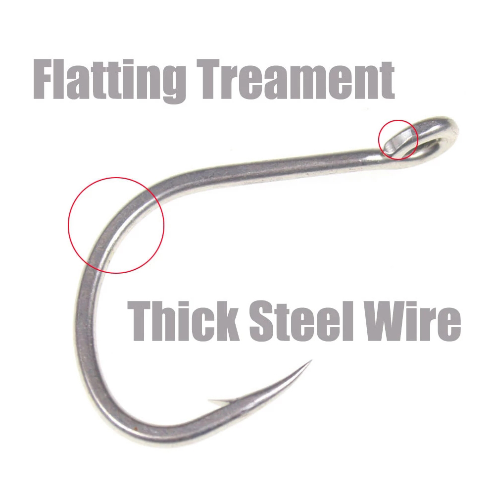 10pcs Matte Tin Anti-rust Salt - Fishing Hook Barbless recension och pris