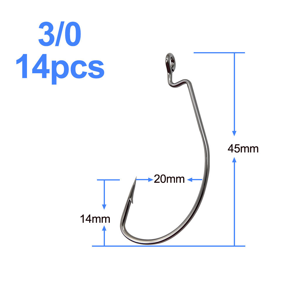 ESFISHING Offset Hook Carbon S - Fishing Hook Offset recension och pris