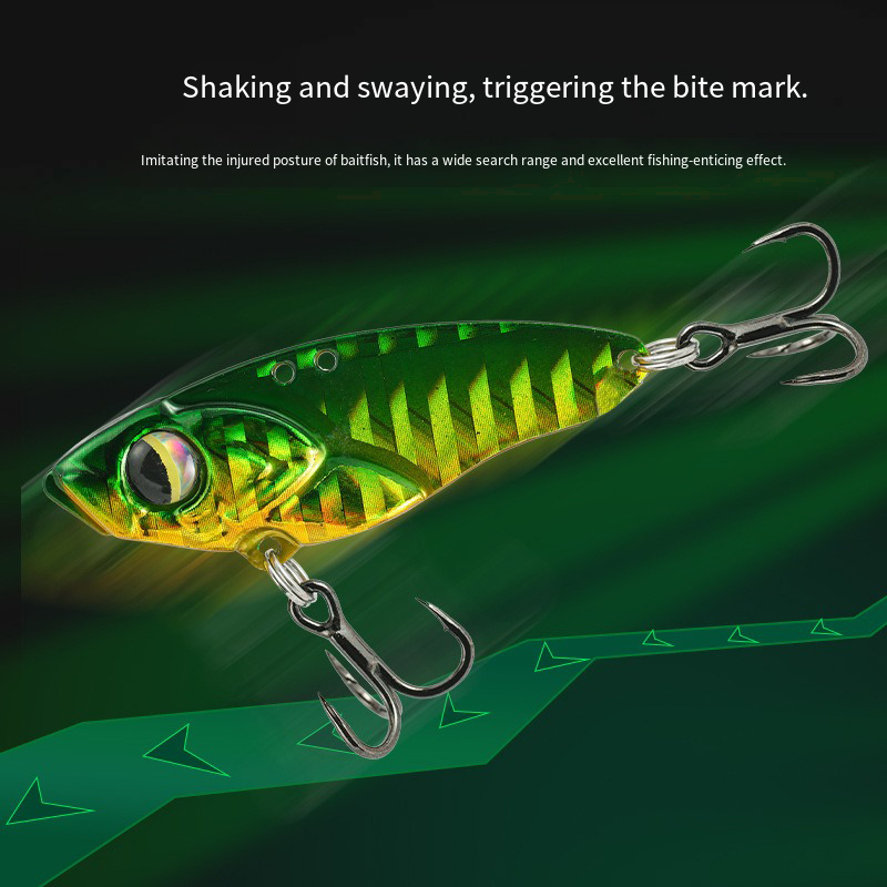 Metal VIB Fishing Lure Hard Vi - Fishing Hook Treble recension och pris