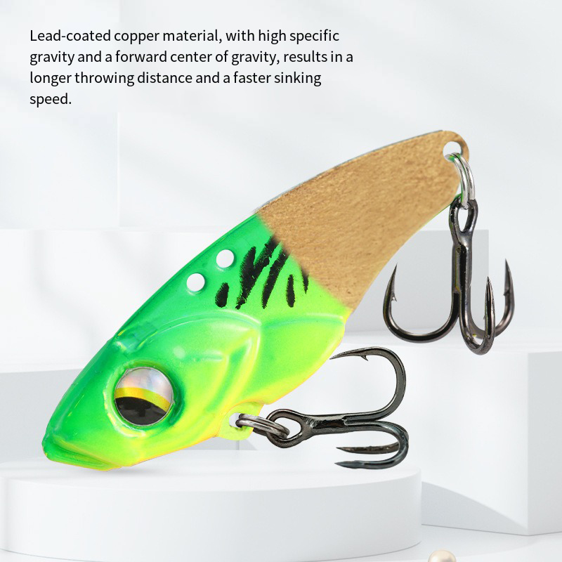 Metal VIB Fishing Lure Hard Vi - Fishing Hook Treble recension och pris