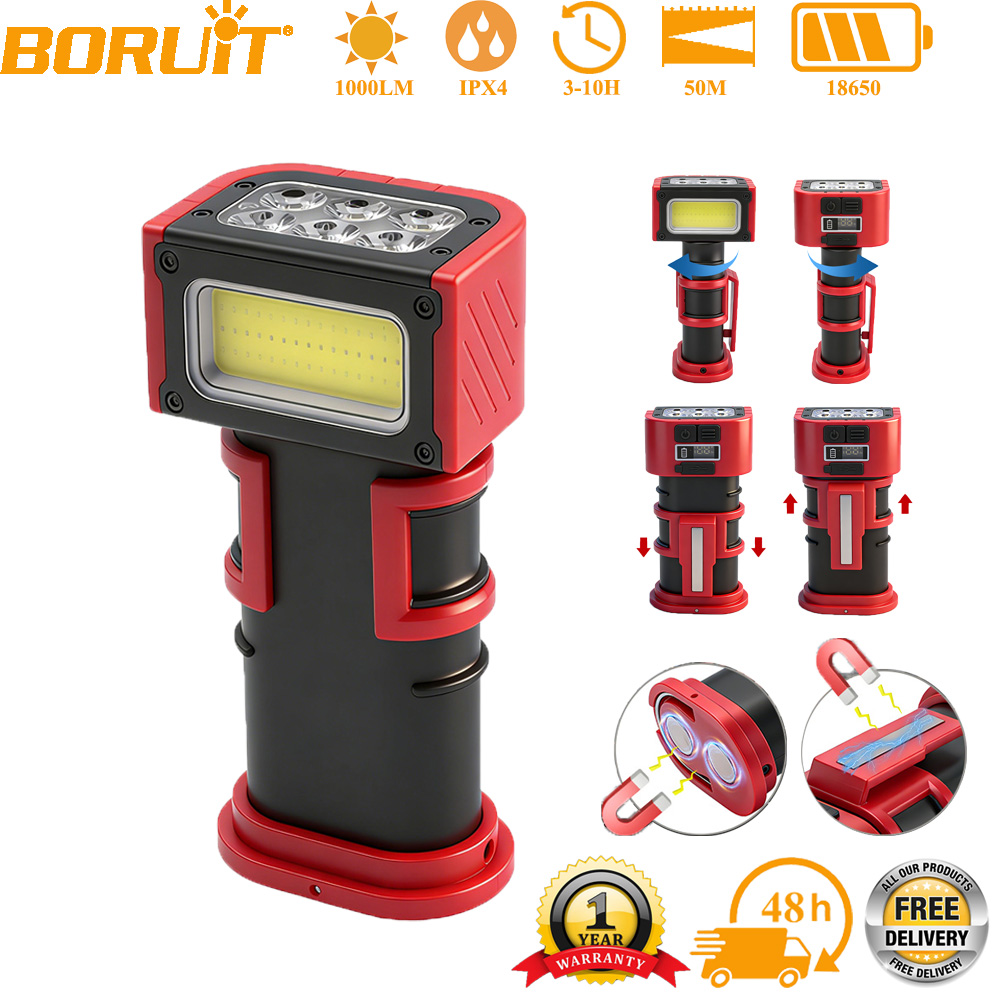 BORUiT COB LED Work Light 1000 - Fishing Hook recension och pris