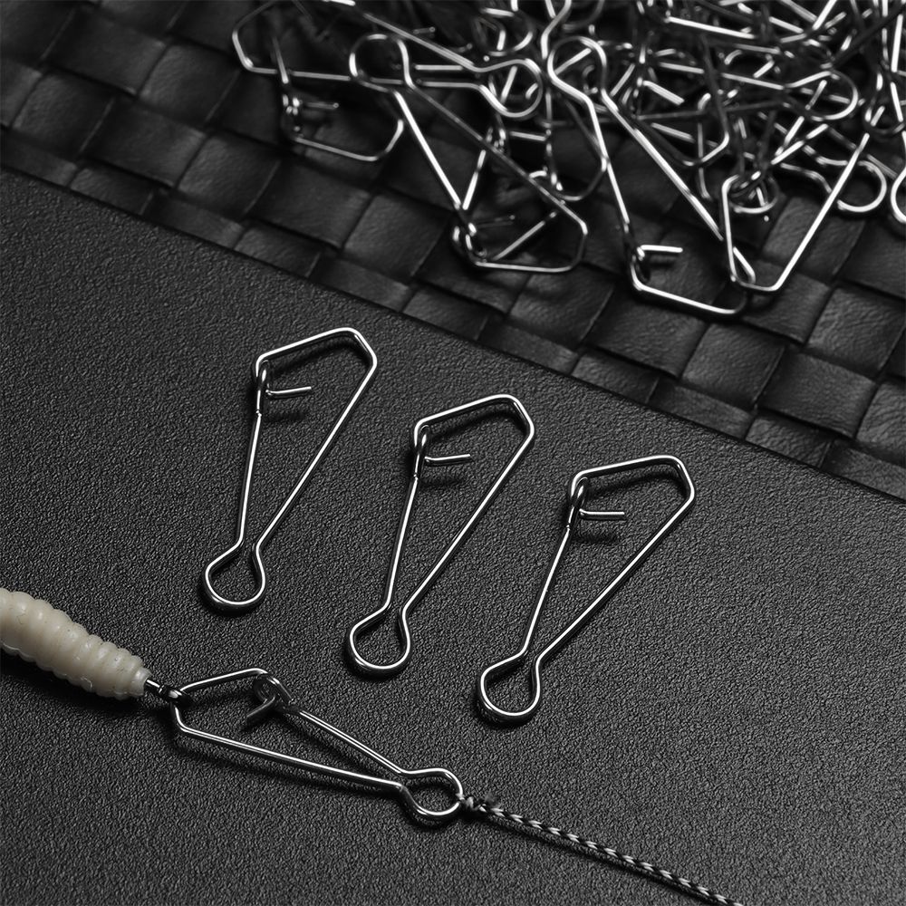 50pcs/pack Fast Clip Lock Fish - Fishing Hook Stainless Steel recension och pris