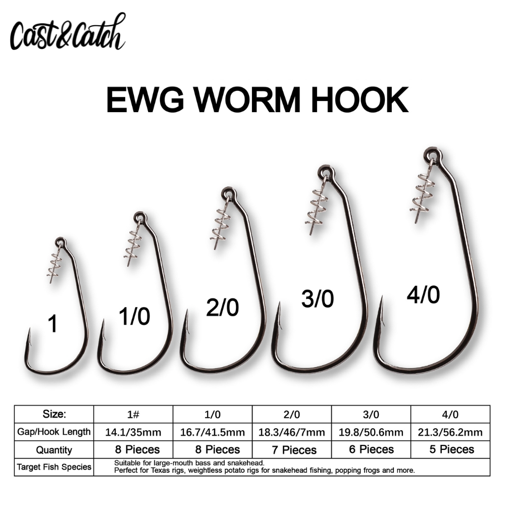 Cast&Catch SCREW-LOCK Weedless - Fishing Hook Weedless recension och pris