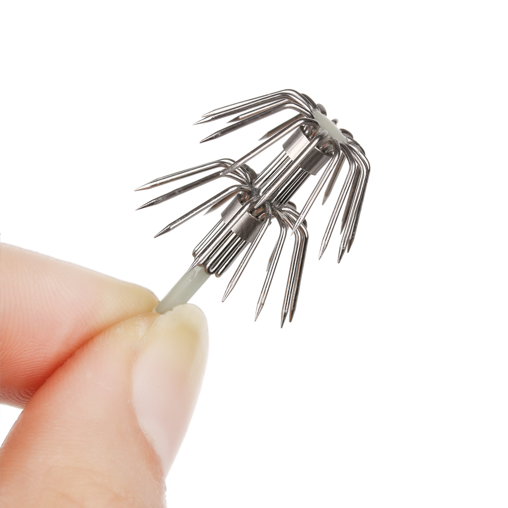 5Pcs Stainless Steel Double La - Fishing Hook Offset recension och pris