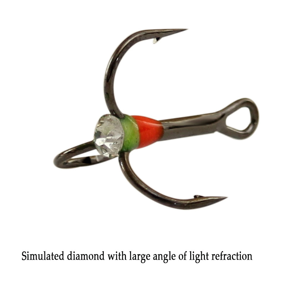 5pcs40pcs Ice Fishing Rainbow  - Fishing Hook Offset recension och pris