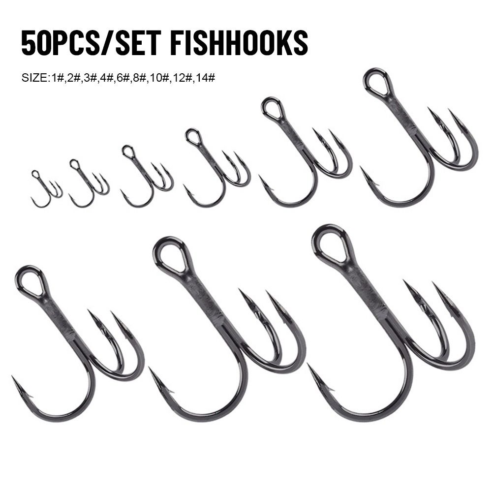 50Pcs/set Nickel Super Sharp F - Fishing Hook Offset recension och pris