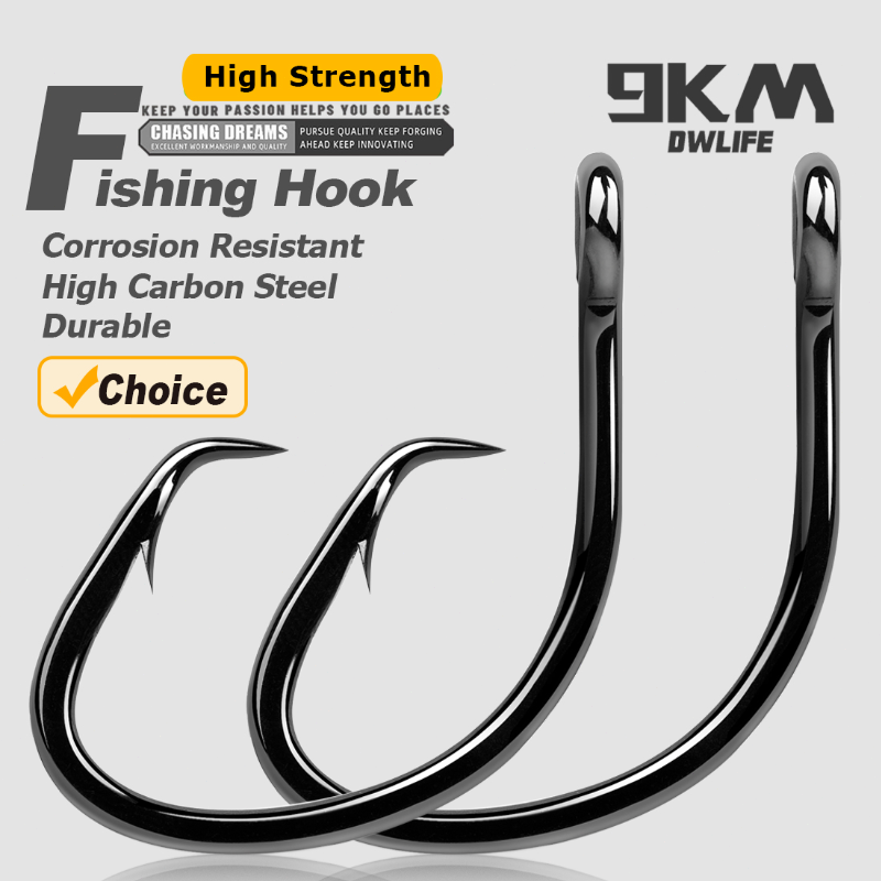 9KM Circle Hooks 25~50Pcs Salt - Fishing Hook Circle recension och pris