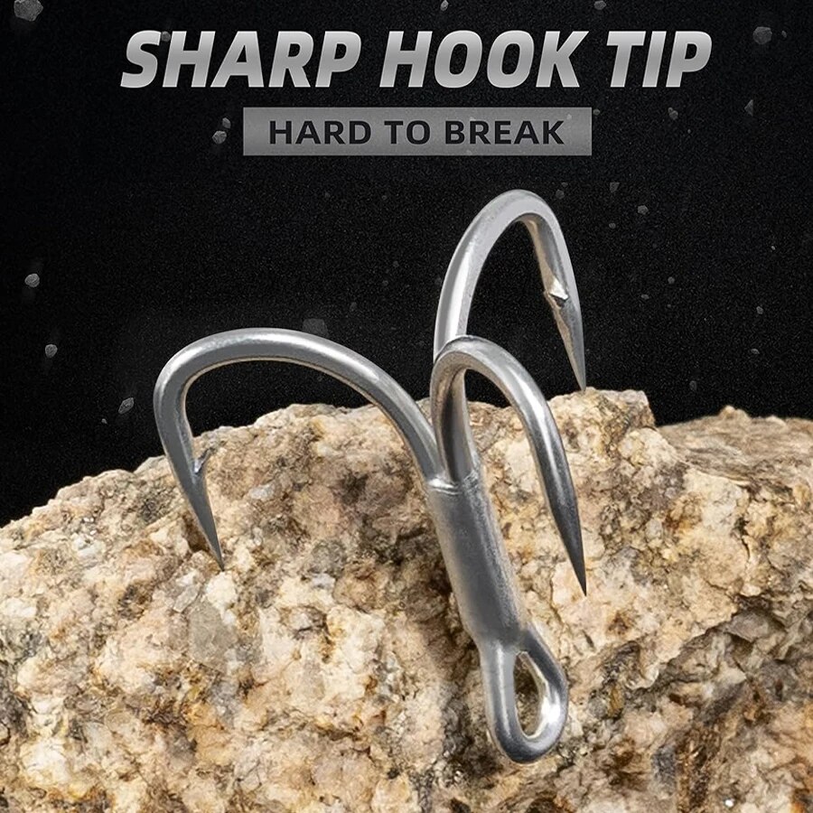 Fishing Treble Hooks High Carb - Fishing Hook Barbless recension och pris