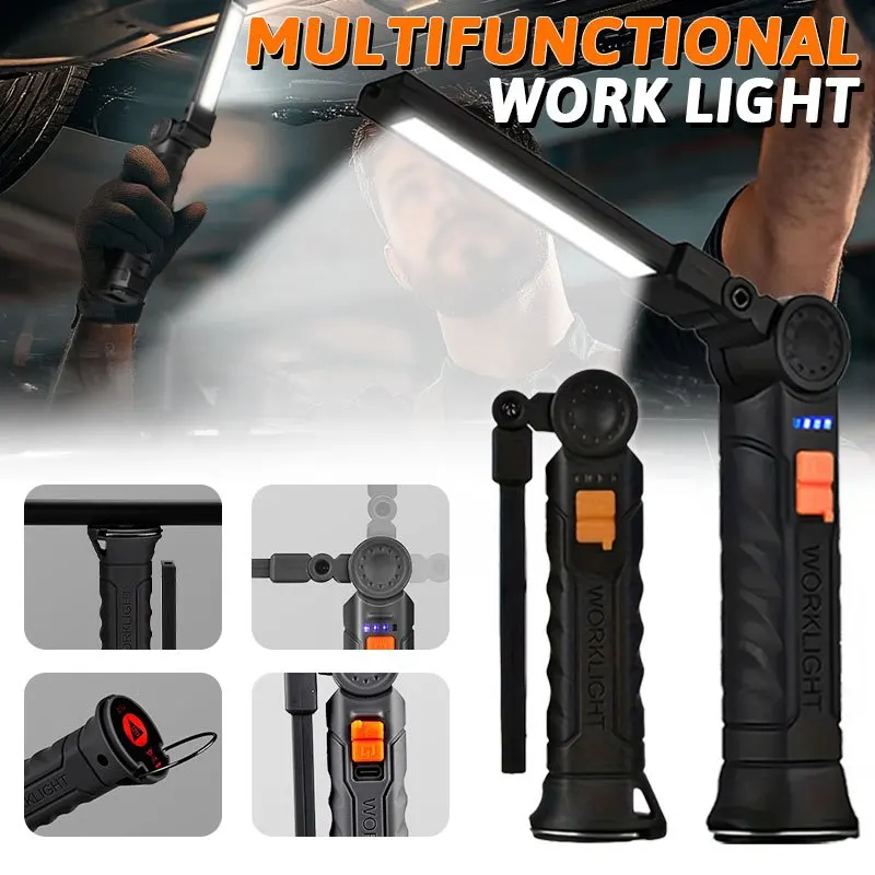 Rechargeable Magnetic Work Lig - Fishing Hook recension och pris