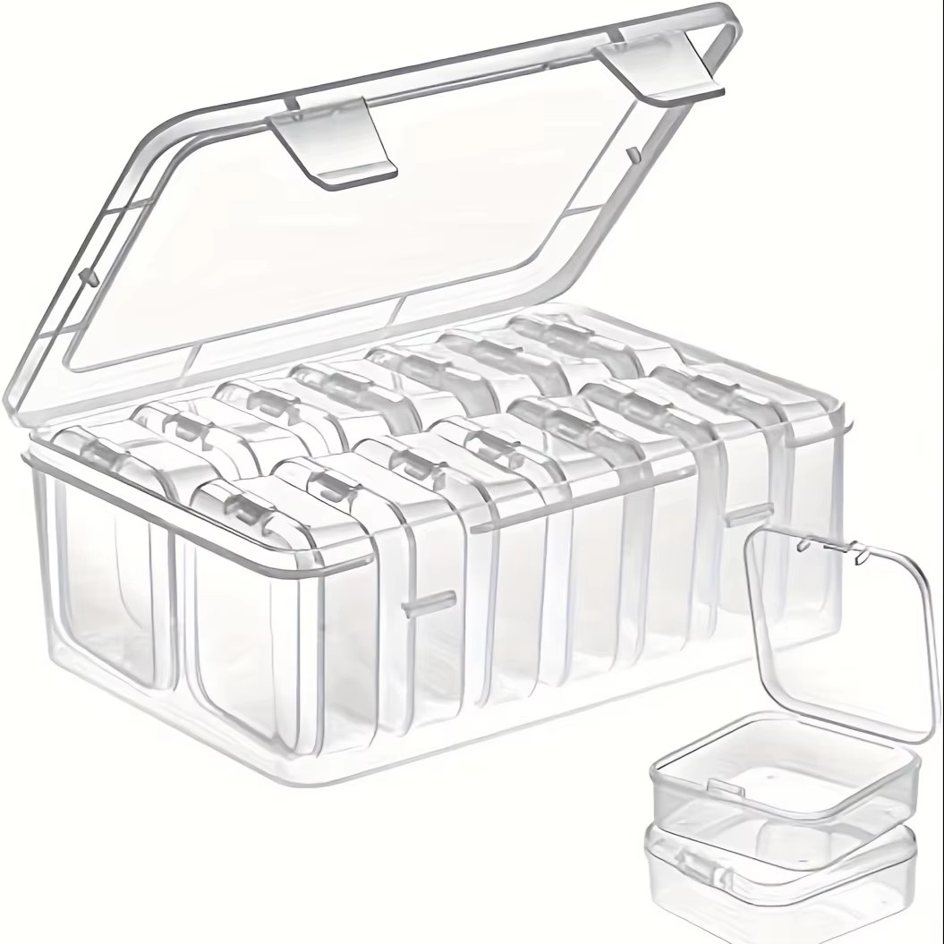 14Pieces  Clear Plastic Storag - Fishing Hook recension och pris