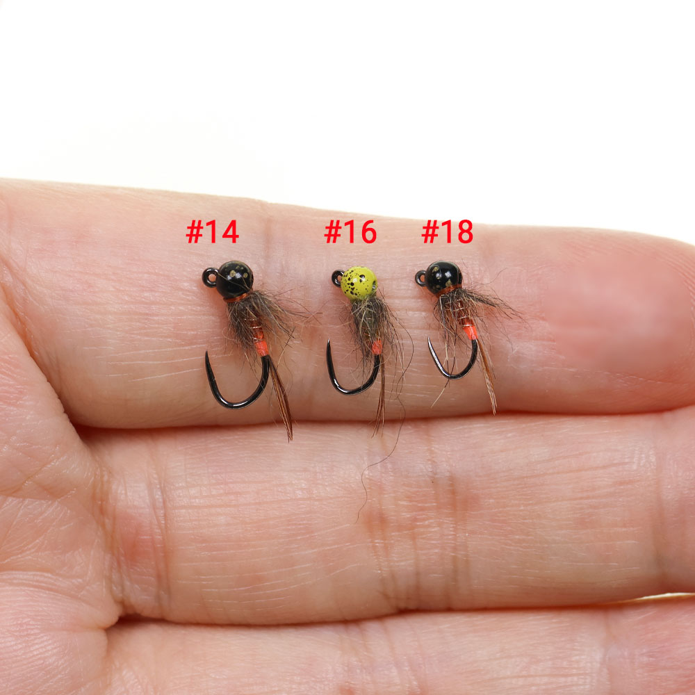 6PCS Jig Tungsten Bead Head Ny - Fishing Hook Barbless recension och pris