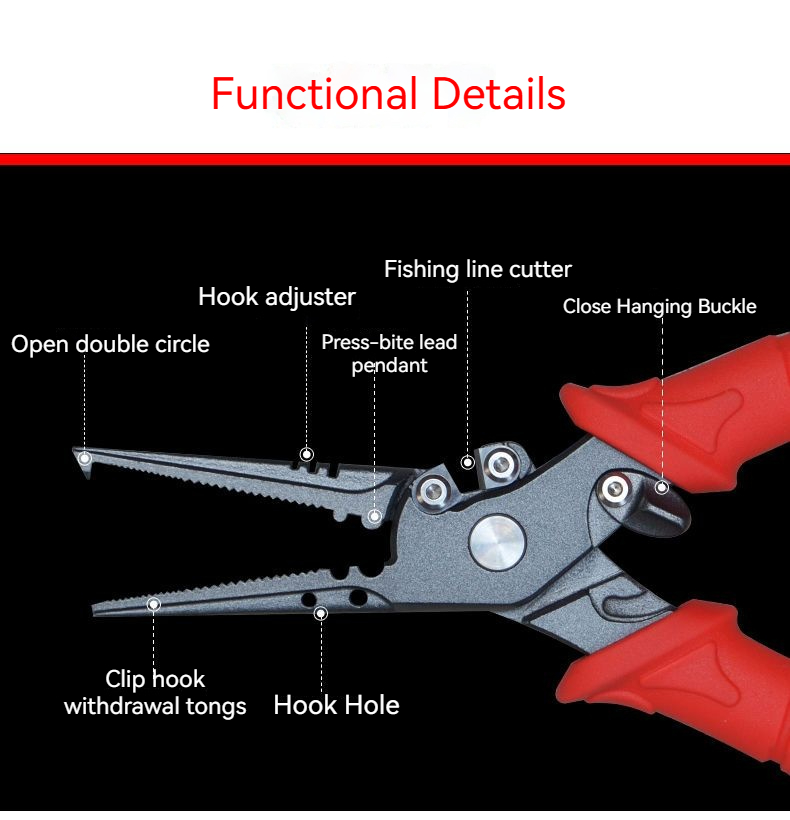 High-Precision Luya Pliers Mul - Fishing Hook Remover recension och pris