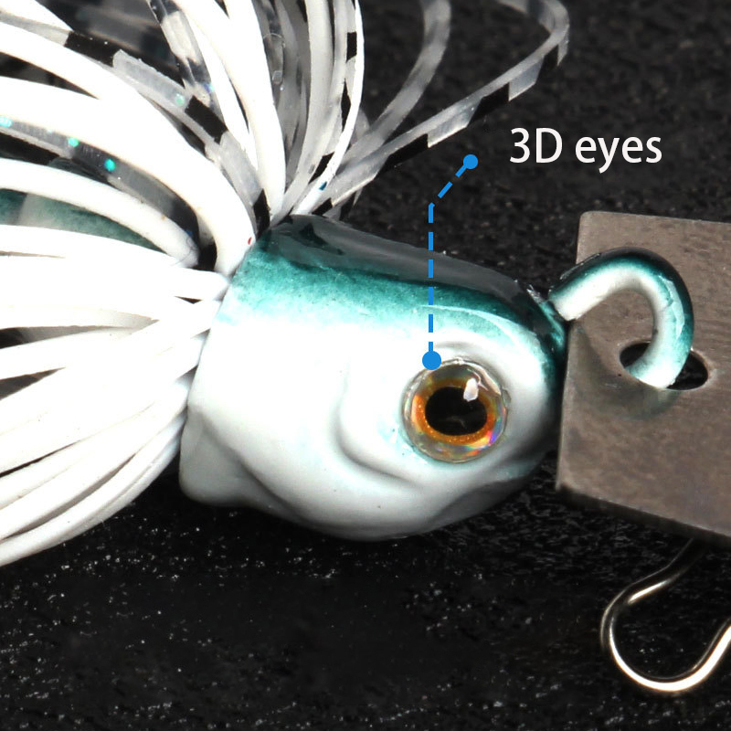 1pc12g Rubber Jig Head Weedles - Fishing Hook Weedless recension och pris