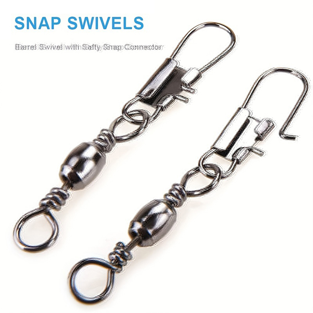 100Pcs/Lot 4#6#8#10#12# Swivel - Fishing Hook Stainless Steel recension och pris