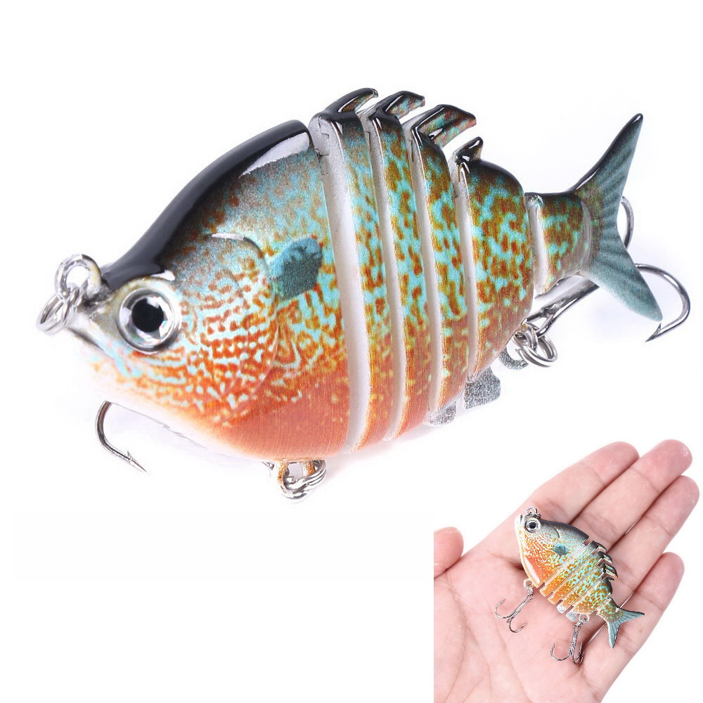 63mm 9.3g Lifelike Tilapia Swi - Fishing Hook Treble recension och pris