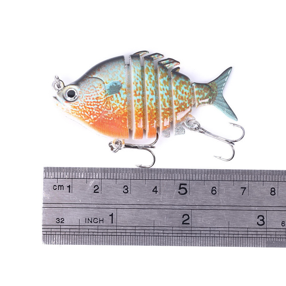 63mm 9.3g Lifelike Tilapia Swi - Fishing Hook Treble recension och pris