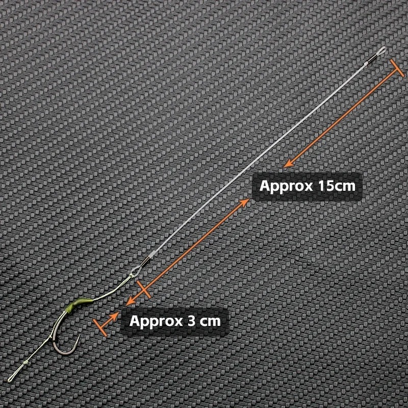 3pcs Carp Fishing Loop Rig Cur - Fishing Hook Size recension och pris