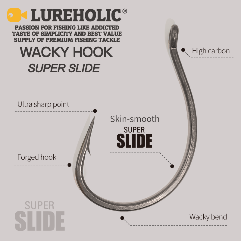 LUREHOLIC PTFE Super Slide Wac - Fishing Hook Circle recension och pris