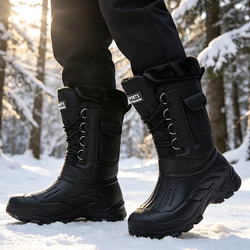 Men Winter Snow Boots Outdoor  - Fishing Hook recension och pris