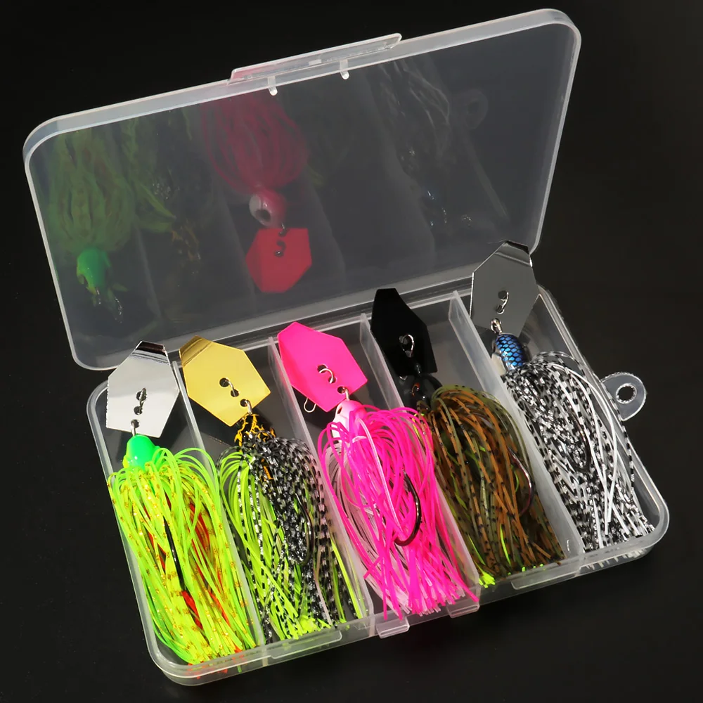 Spinner Bait 7g/9g/12g/14g/21g - Fishing Hook Weedless recension och pris