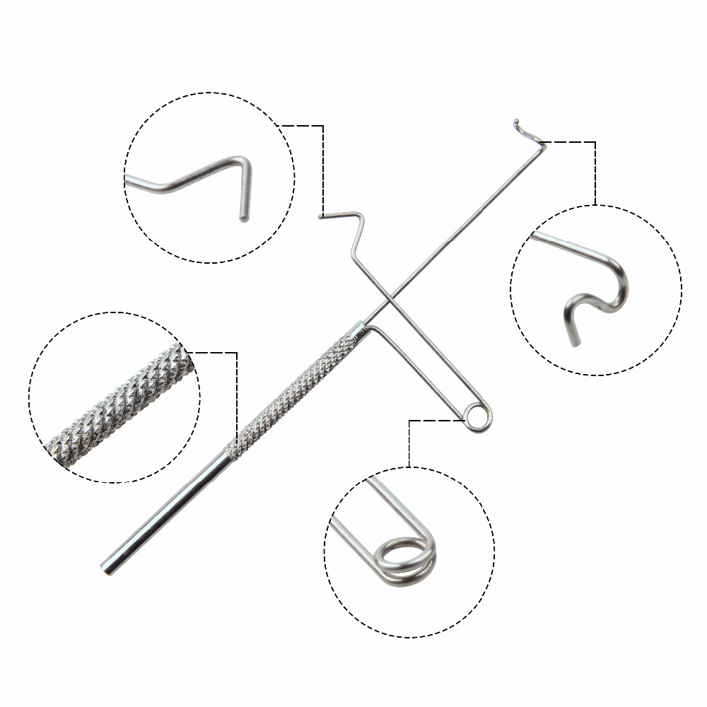 Fly Fishing Knot Tying Tool Ty - Fishing Hook Stainless Steel recension och pris