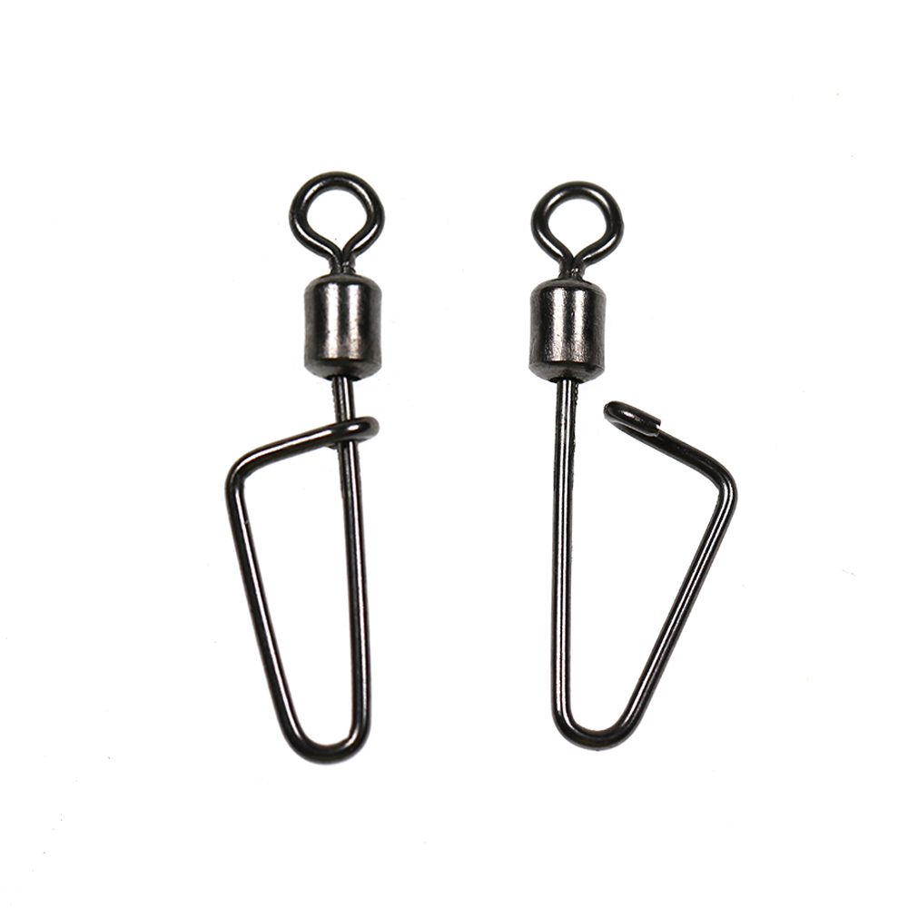 20PCS #12 -1/0 Rolling Swivel  - Fishing Hook Stainless Steel recension och pris