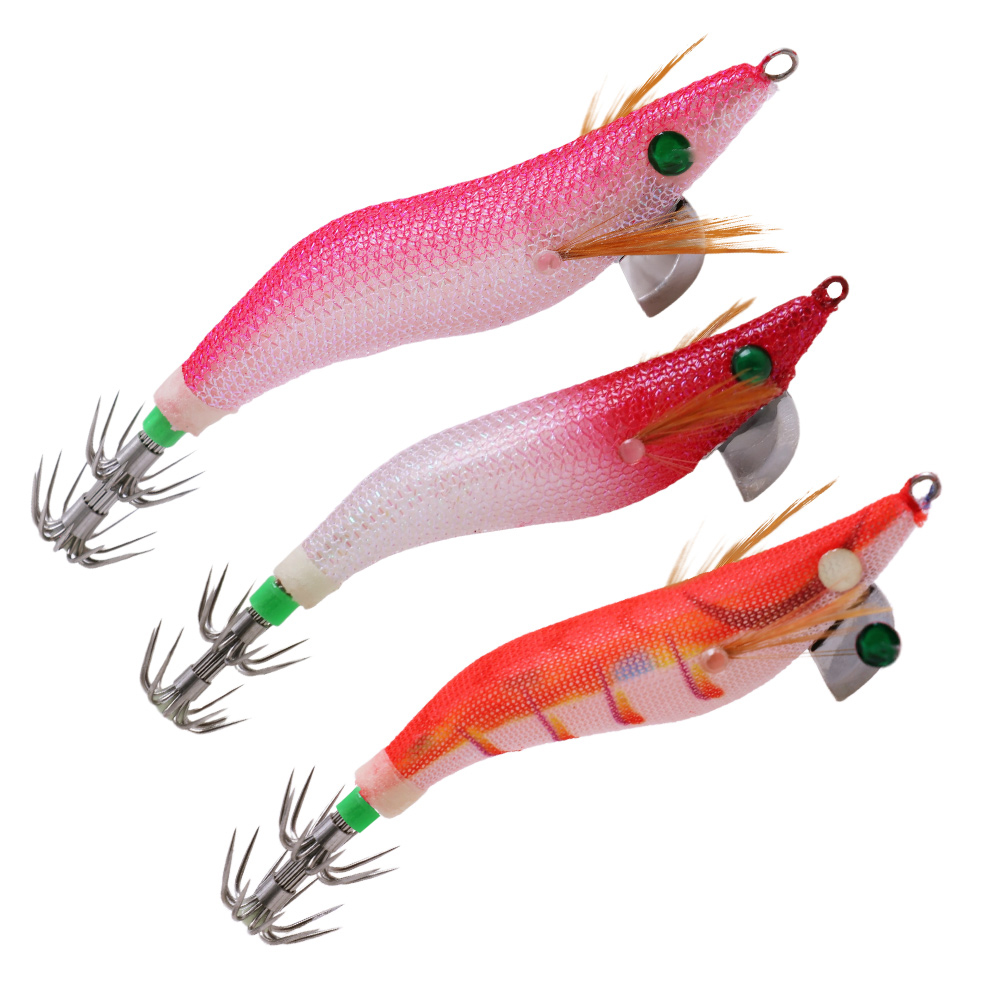 1 PC High-End Glowing Wooden S - Fishing Hook Size recension och pris