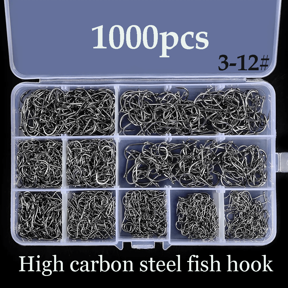 Fishing Hooks 100-1000 Pieces  - Fishing Hook Offset recension och pris