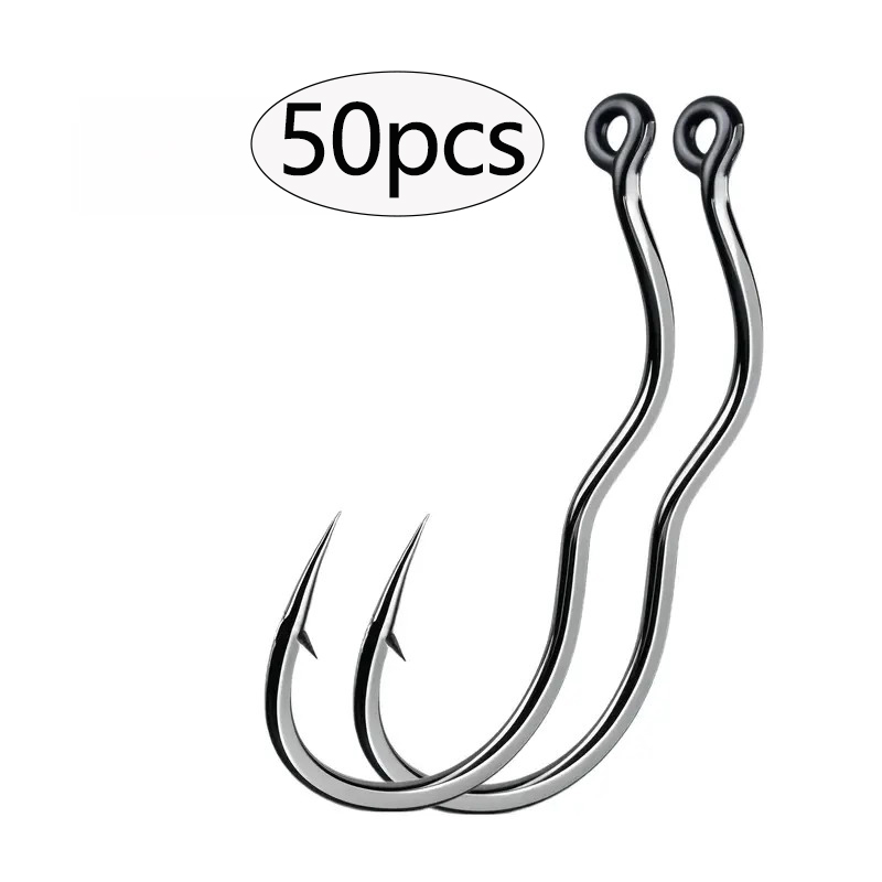 50 Pcs Durable Automatic Flip  - Fishing Hook Circle recension och pris