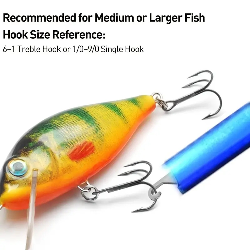 1pc Portable Aluminum T-Hook T - Fishing Hook Remover recension och pris