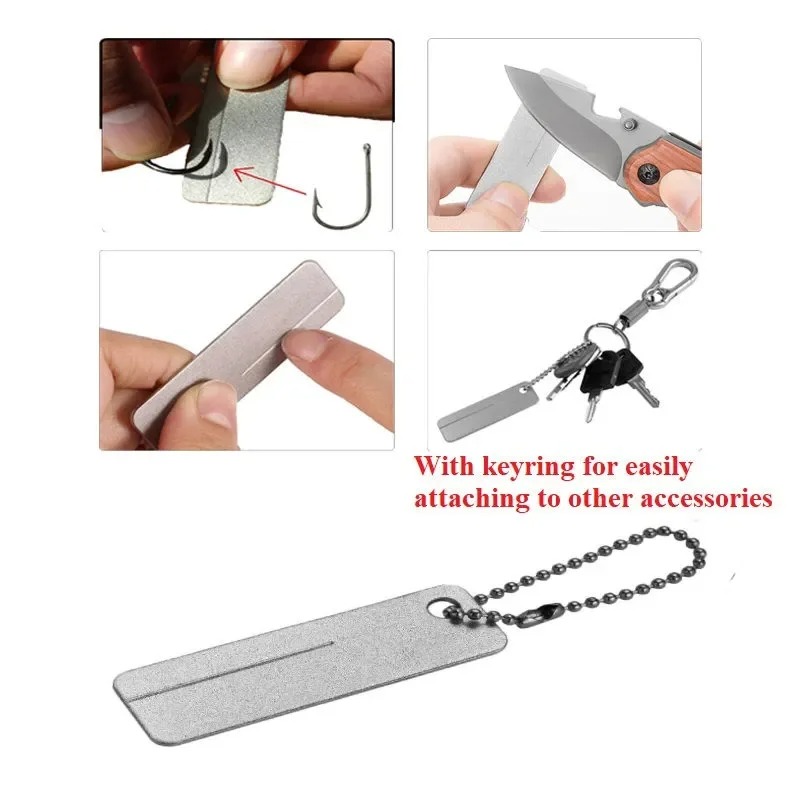 Mini Diamond Sharpening Stone  - Fishing Hook recension och pris