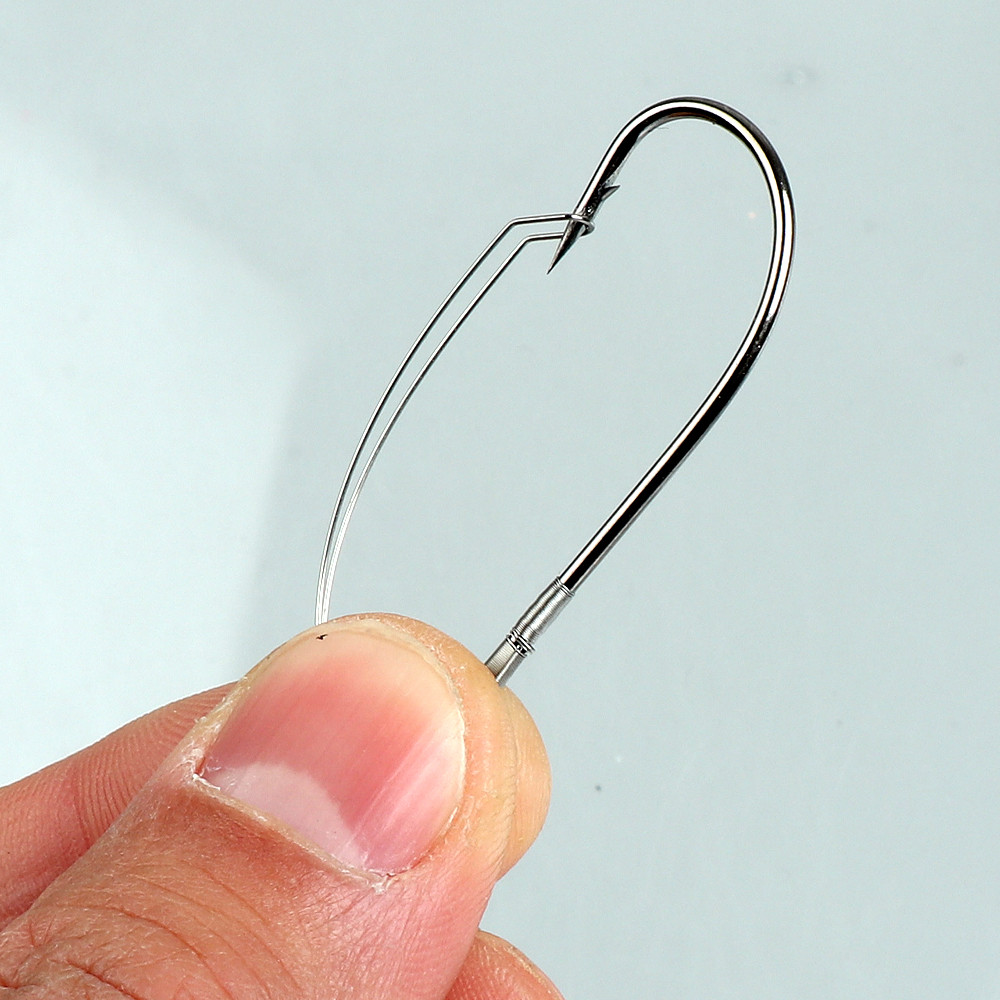 10Pcs/box Fishing Wacky Weedle - Fishing Hook Weedless recension och pris