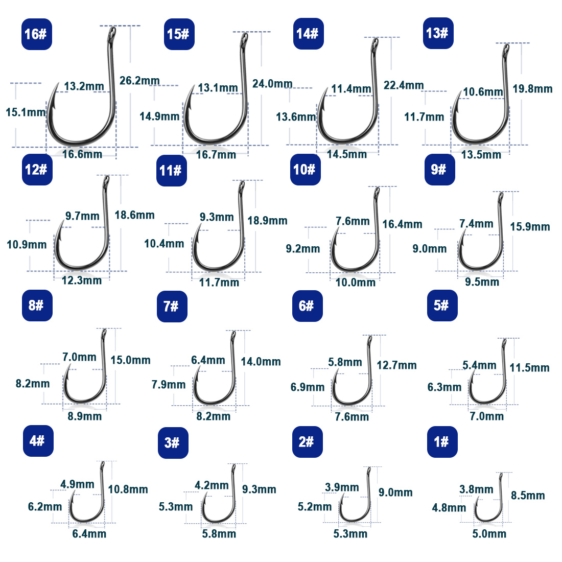9KM Iseama Fishing Hooks 50~20 - Fishing Hook Assortment recension och pris