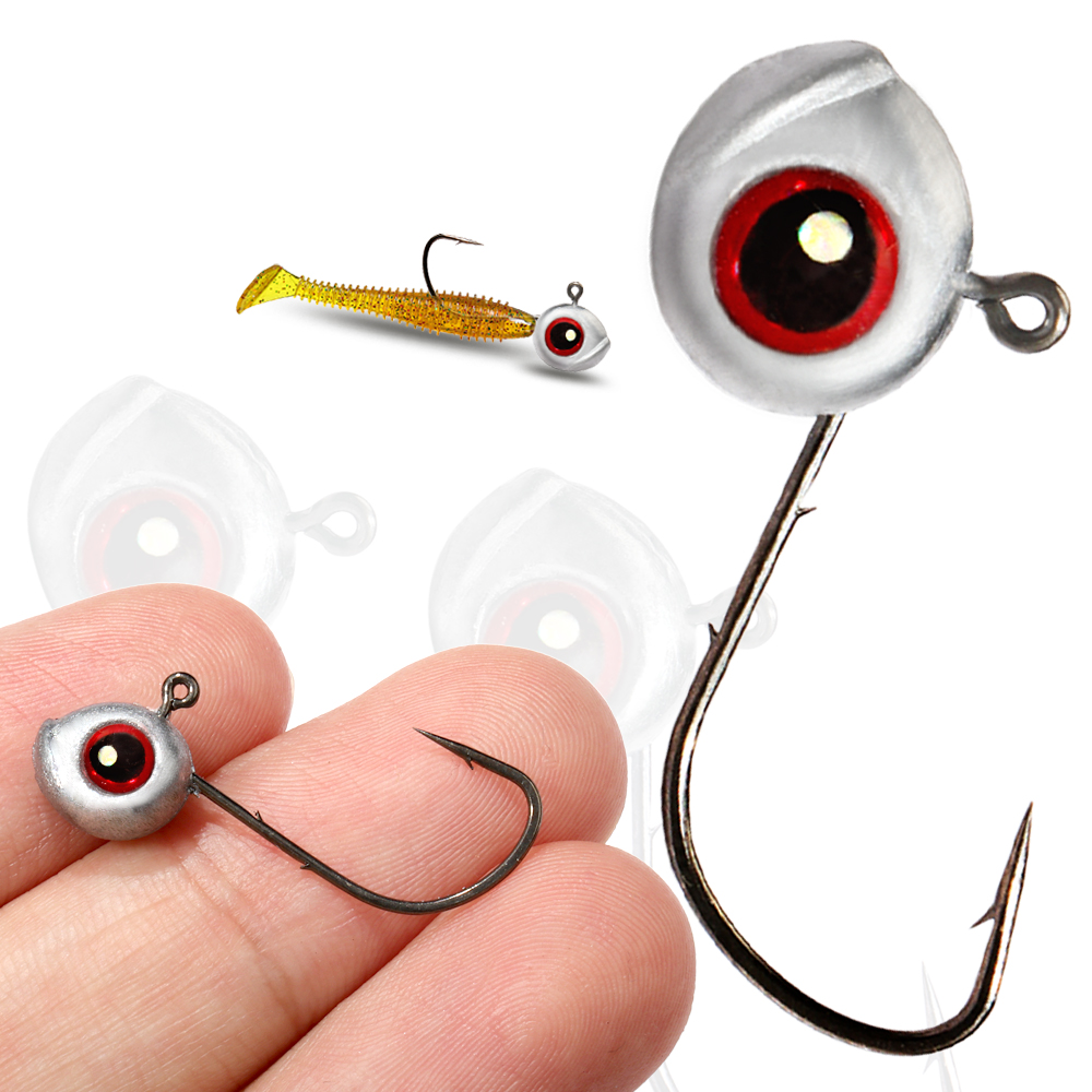 5-30Pcs Big Fish Eye Jig Head  - Fishing Hook Size recension och pris