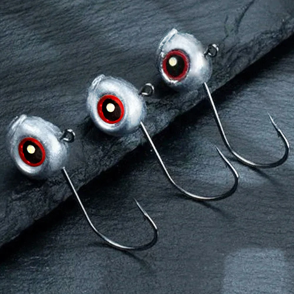 5-30Pcs Big Fish Eye Jig Head  - Fishing Hook Size recension och pris