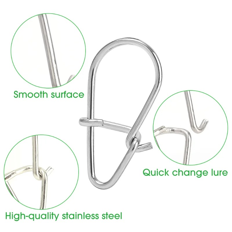 100PCS Stainless Steel Fishing - Fishing Hook Stainless Steel recension och pris